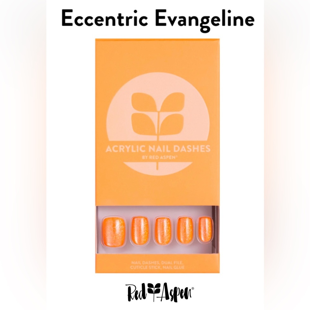 Red Aspen Orange Acrylic Nail Dashes
Eccentric Evangeline b3y